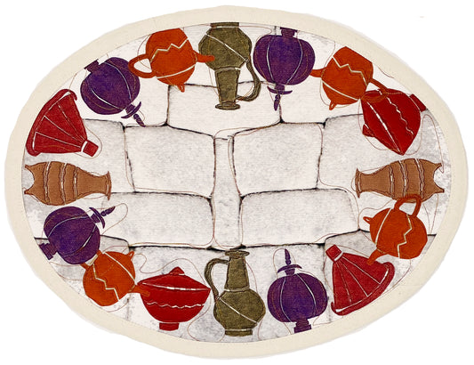 Ancient Urns Oval Placemat