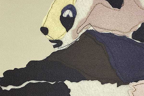 Bold Pieces for Inspired Spaces 3 Kids wipeable placemat with panda design