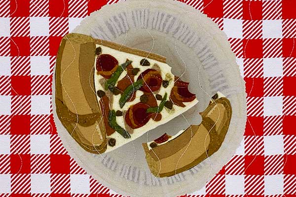 Bold Pieces for Inspired Spaces 2 Pizza slice placemat